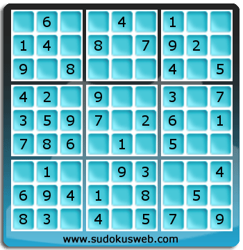 Sudoku von sehr einfacher höhe