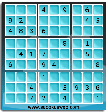 Sudoku von mittelmässiger höhe