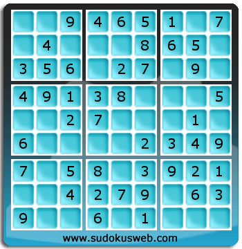 Nivel Muito Facil de Sudoku