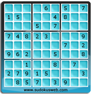 Sudoku von einfacher höhe