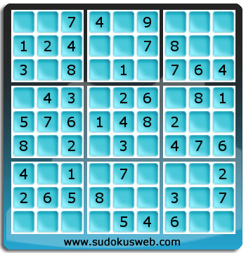 Nivel Muito Facil de Sudoku