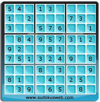 Sudoku de Niveau Très Facile