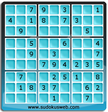 Nivel Facil de Sudoku Nivel Facil de Sudoku
