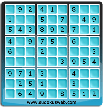 Nivel Muito Facil de Sudoku