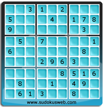 Sudoku von mittelmässiger höhe