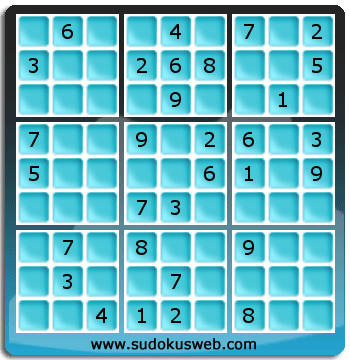 Sudoku von mittelmässiger höhe