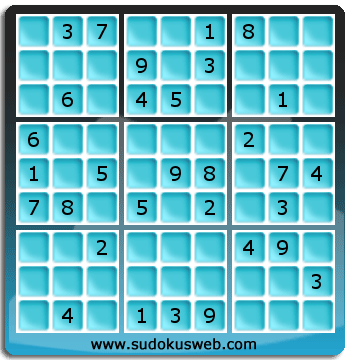 Sudoku von mittelmässiger höhe