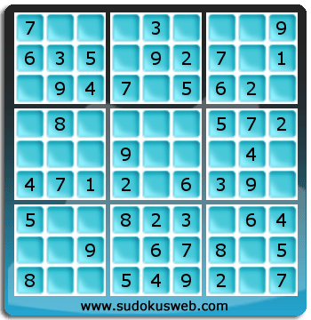 Sudoku de Niveau Très Facile