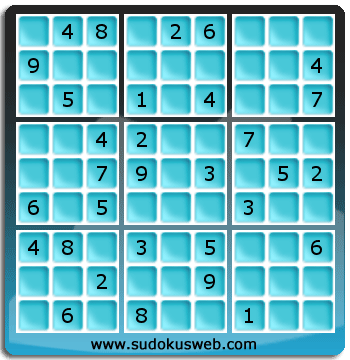 Sudoku von mittelmässiger höhe