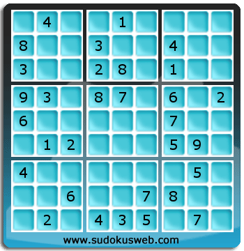 Sudoku von mittelmässiger höhe