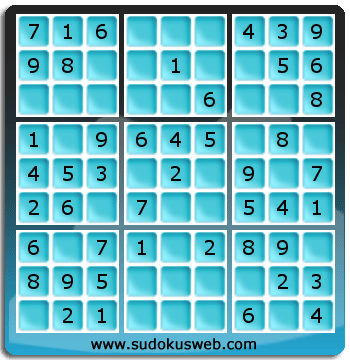 Nivel Muito Facil de Sudoku Nivel Muito Facil de Sudoku