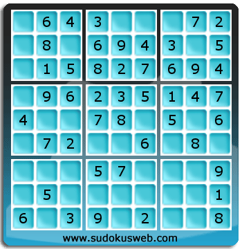 Nivel Muito Facil de Sudoku Nivel Muito Facil de Sudoku