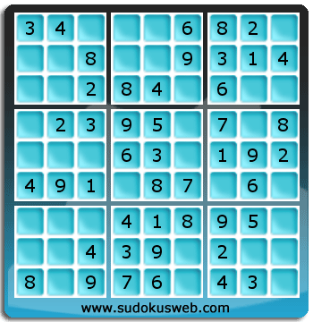 Nivel Muito Facil de Sudoku Nivel Muito Facil de Sudoku