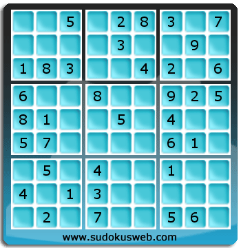 Sudoku von einfacher höhe