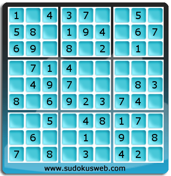 Nivel Muito Facil de Sudoku Nivel Muito Facil de Sudoku