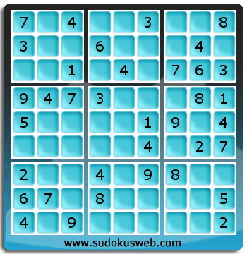Nivel Facil de Sudoku Nivel Facil de Sudoku