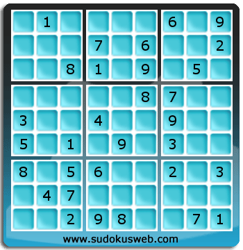 Sudoku von mittelmässiger höhe