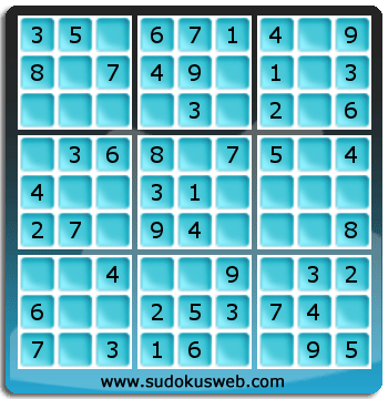 Nivel Muito Facil de Sudoku Nivel Muito Facil de Sudoku