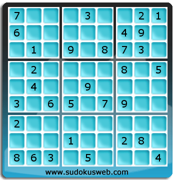 Sudoku von mittelmässiger höhe