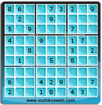 Sudoku von mittelmässiger höhe