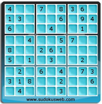 Nivel Facil de Sudoku