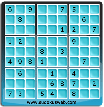 Sudoku von mittelmässiger höhe