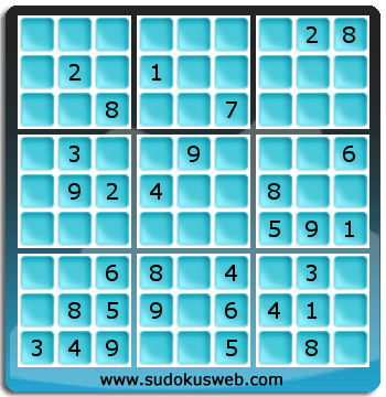 Sudoku von mittelmässiger höhe