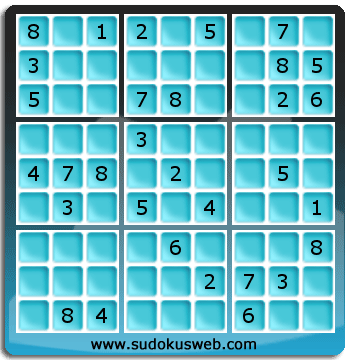 Sudoku von mittelmässiger höhe