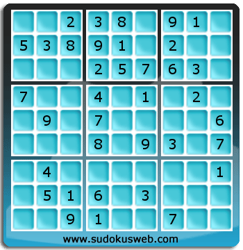 Sudoku von einfacher höhe