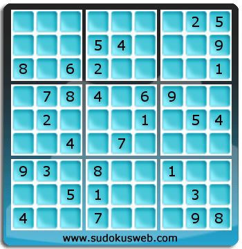 Sudoku von mittelmässiger höhe