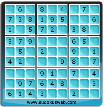 Nivel Muito Facil de Sudoku