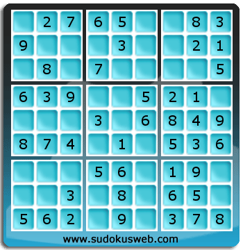 Nivel Muito Facil de Sudoku Nivel Muito Facil de Sudoku