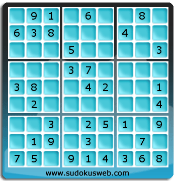 Sudoku von einfacher höhe