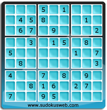 Sudoku von mittelmässiger höhe