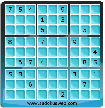 Sudoku von Fachmännischer höhe