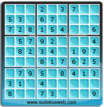 Sudoku von sehr einfacher höhe