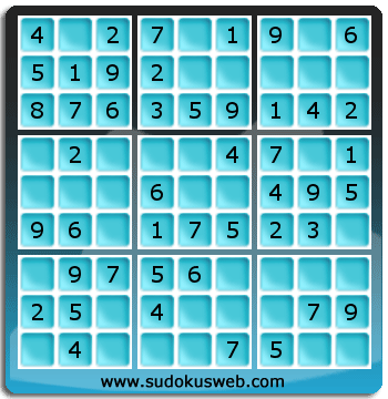 Sudoku de Nivel Muy Fácil