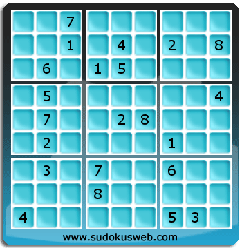 Sudoku von Fachmännischer höhe