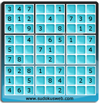 Sudoku de Niveau Très Facile