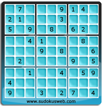 Sudoku von mittelmässiger höhe