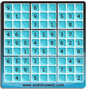 Sudoku de Nivel Muy Fácil