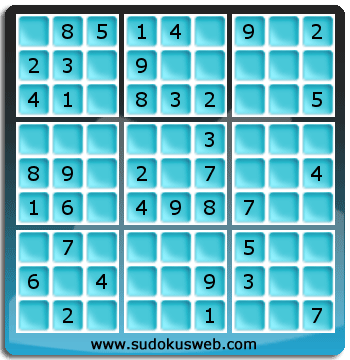 Sudoku de Nivel Fácil Sudoku de Nivel Fácil