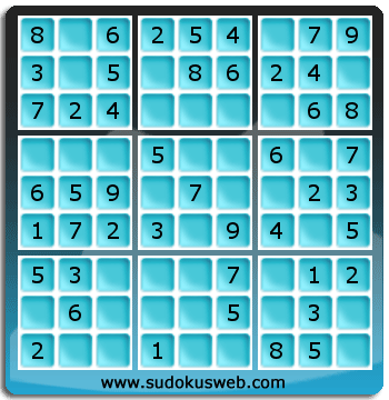 Nivel Muito Facil de Sudoku Nivel Muito Facil de Sudoku