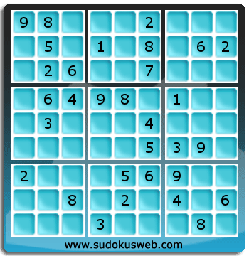 Sudoku von mittelmässiger höhe