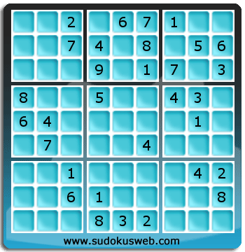 Sudoku von mittelmässiger höhe