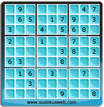 Sudoku von mittelmässiger höhe