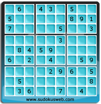 Sudoku von mittelmässiger höhe