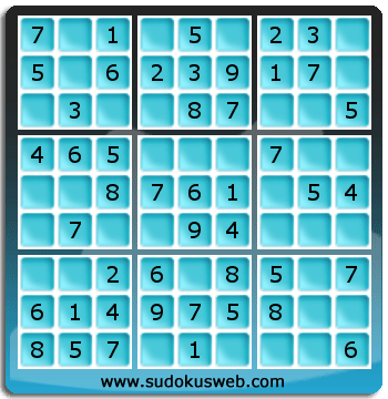 Nivel Muito Facil de Sudoku