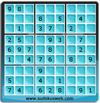 Sudoku von einfacher höhe