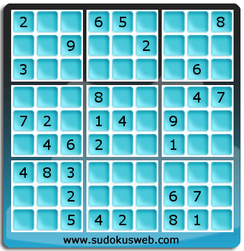 Sudoku von mittelmässiger höhe